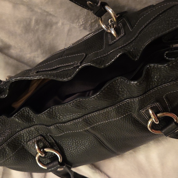 Coach Black Pebbled Leather Penelope Shoulder Bag - Picture 6 of 13